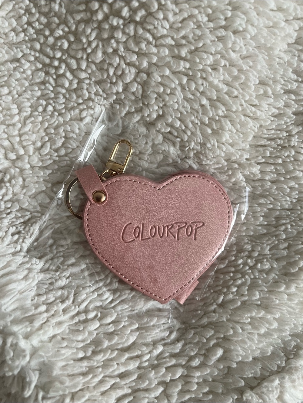 ColourPop Pink Heart Keychain